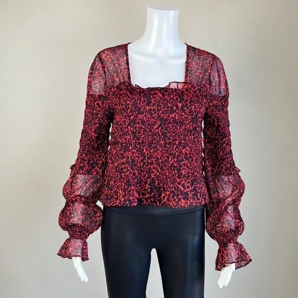 WALTER BAKER Serena Square Neck Top - M - Picture 2 of 13